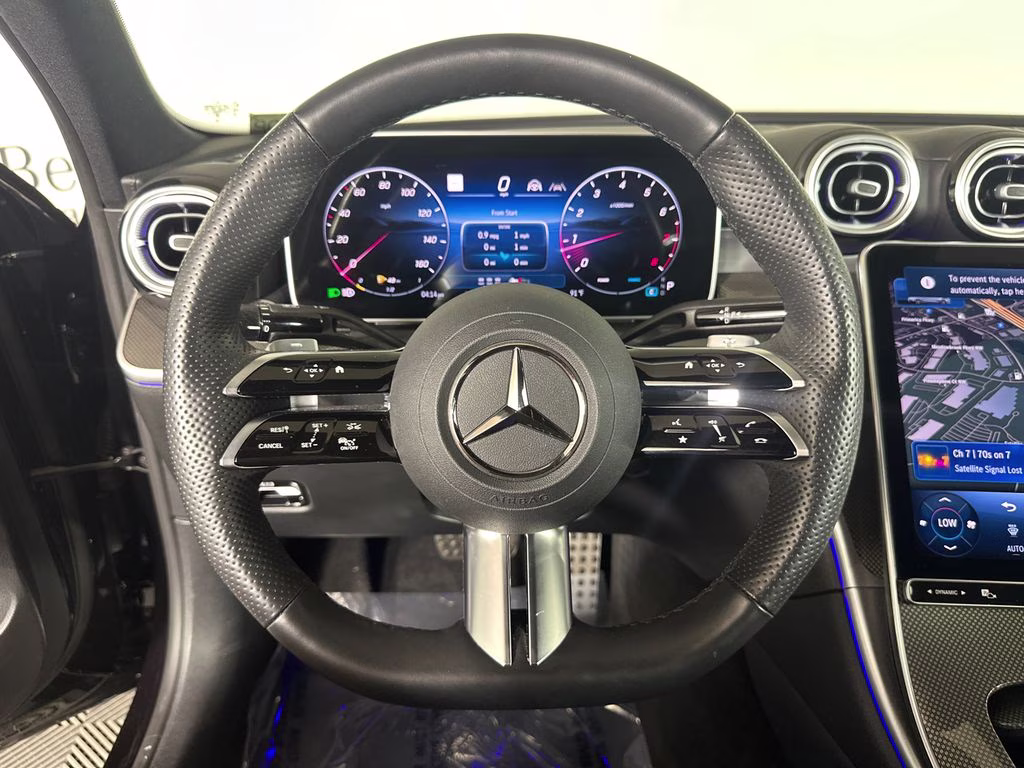 2025 Obsidian Black Metallic Mercedes-Benz C-Class C 300 AWD Sedan