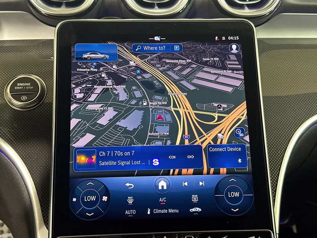 2025 Obsidian Black Metallic Mercedes-Benz C-Class C 300 AWD Sedan