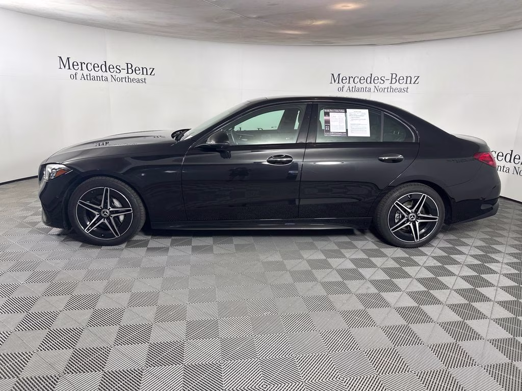 2025 Obsidian Black Metallic Mercedes-Benz C-Class C 300 AWD Sedan