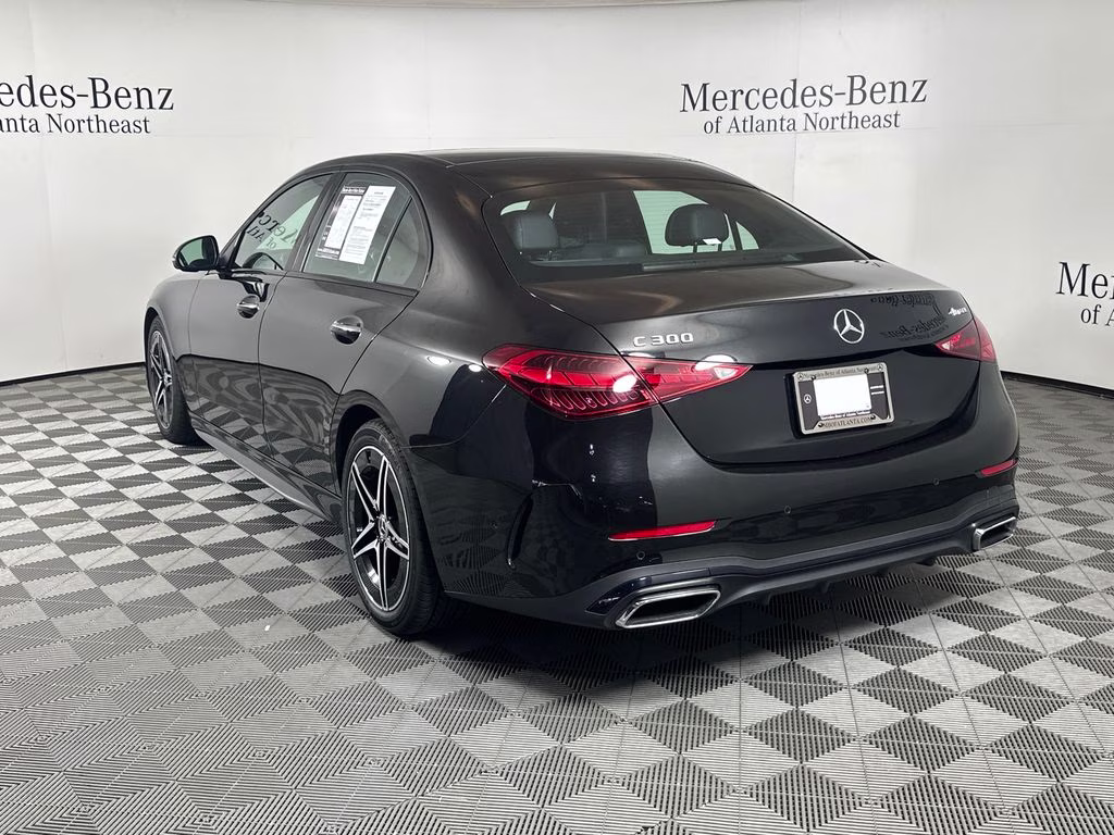 2025 Obsidian Black Metallic Mercedes-Benz C-Class C 300 AWD Sedan