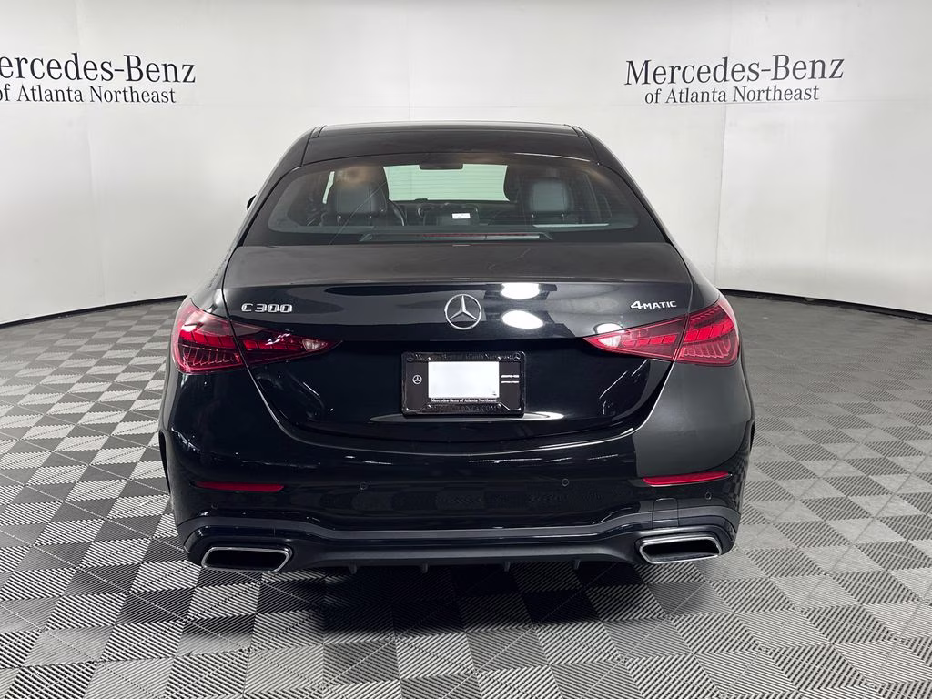 2025 Obsidian Black Metallic Mercedes-Benz C-Class C 300 AWD Sedan