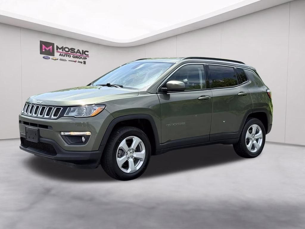 2020 Olive Green Pearlcoat Jeep Compass Latitude 4X4 SUV