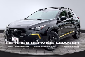 2025 Crystal Black Silica Subaru Crosstrek Sport AWD SUV