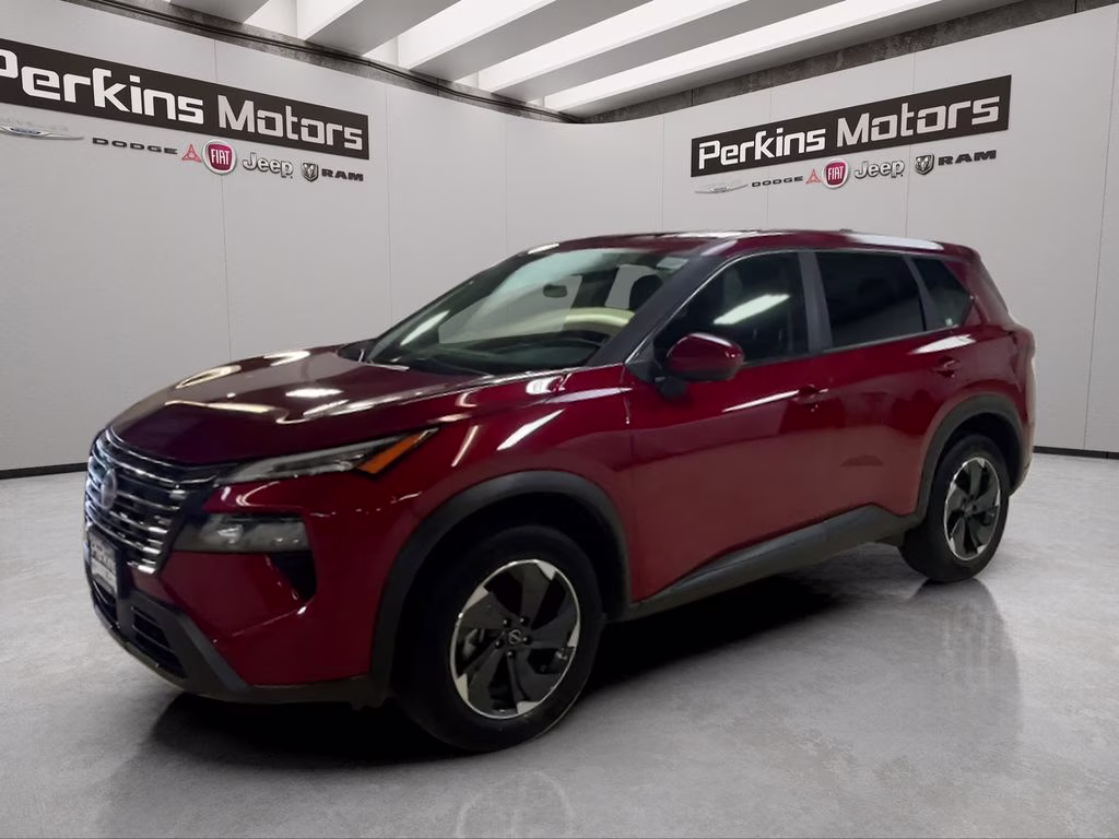2025 Scarlet Ember Tintcoat Nissan Rogue SV AWD SUV