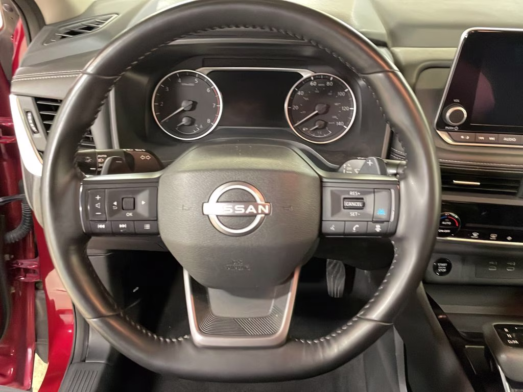 2025 Scarlet Ember Tintcoat Nissan Rogue SV AWD SUV