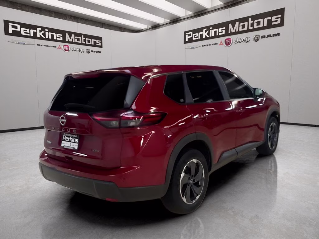 2025 Scarlet Ember Tintcoat Nissan Rogue SV AWD SUV