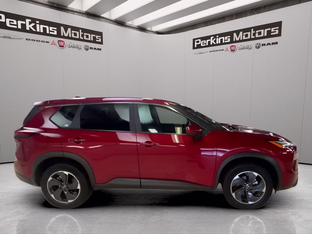 2025 Scarlet Ember Tintcoat Nissan Rogue SV AWD SUV