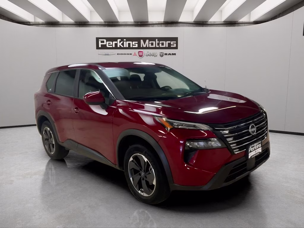 2025 Scarlet Ember Tintcoat Nissan Rogue SV AWD SUV