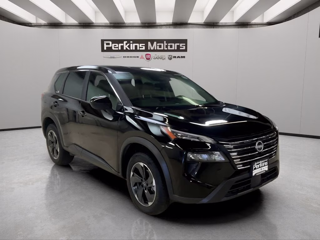 2025 Super Black Nissan Rogue SV AWD SUV