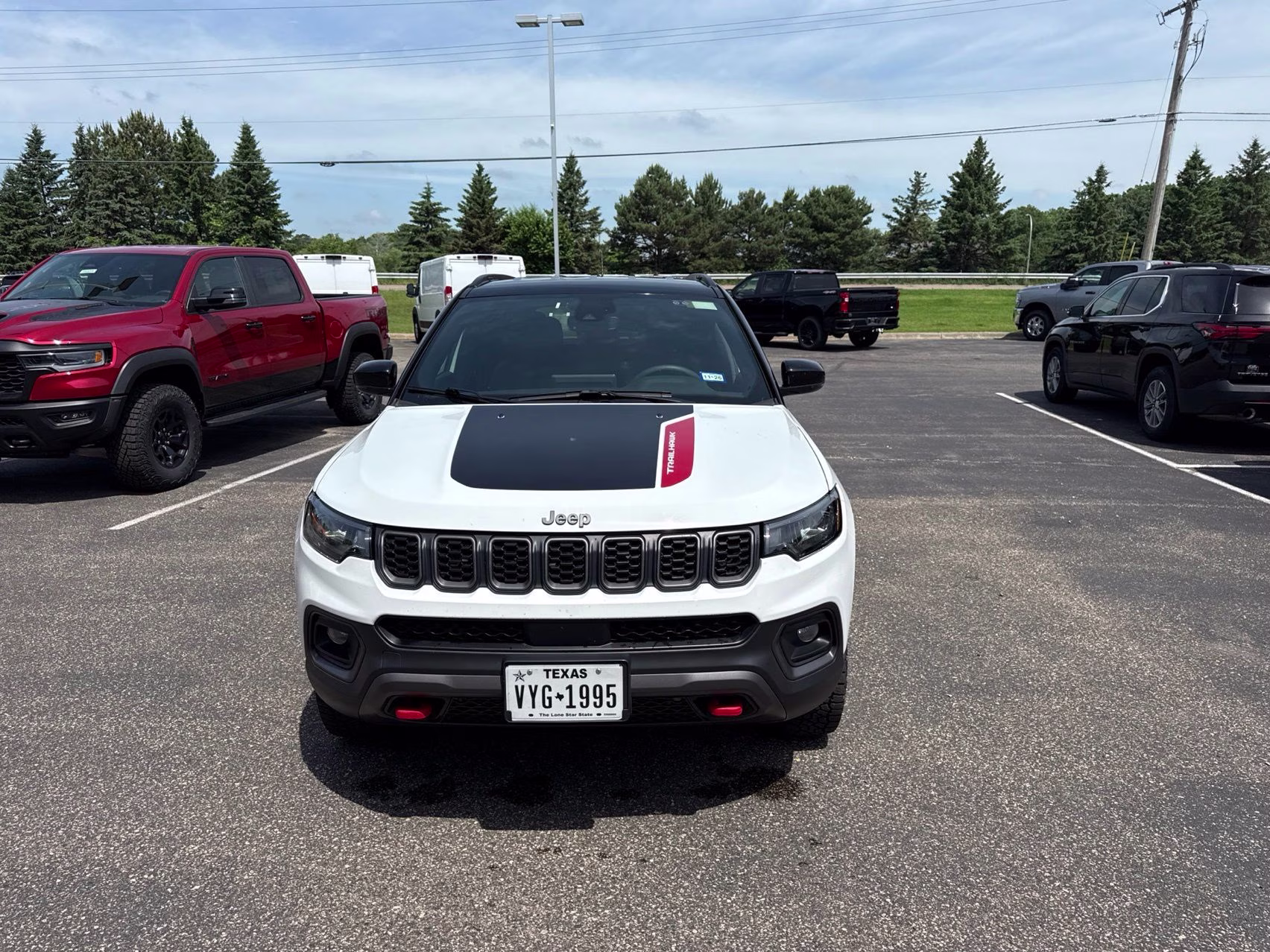2025 Bright White Clearcoat Jeep Compass Trailhawk 4X4 SUV