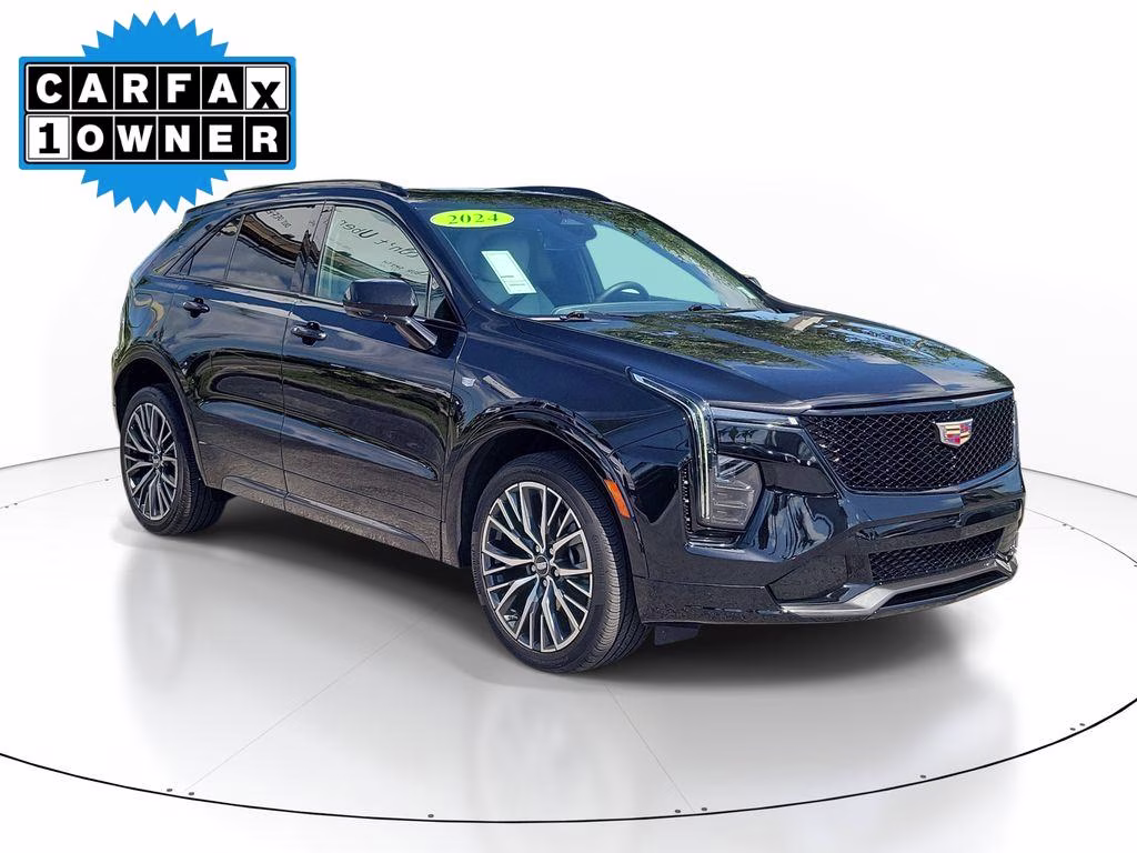 2024 Stellar Black Metallic Cadillac XT4 FWD Sport FWD SUV