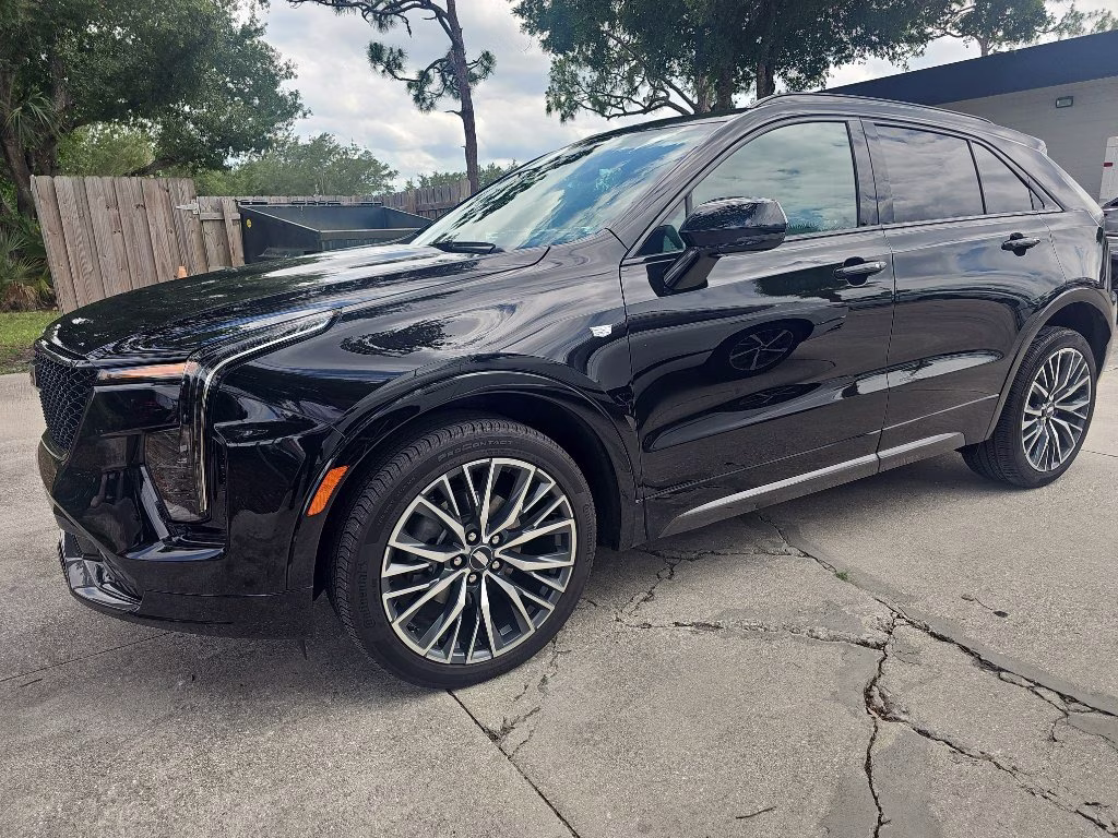 2024 Stellar Black Metallic Cadillac XT4 FWD Sport FWD SUV