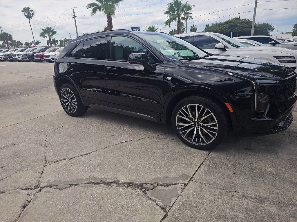 2024 Stellar Black Metallic Cadillac XT4 FWD Sport FWD SUV
