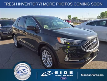 2024 Green Metallic Ford Edge SEL AWD SUV