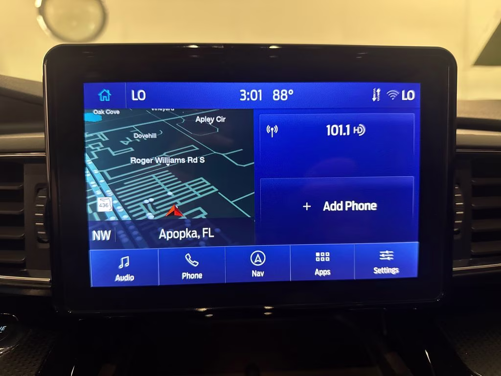 2022 Blue Metallic Ford Explorer ST-Line RWD SUV