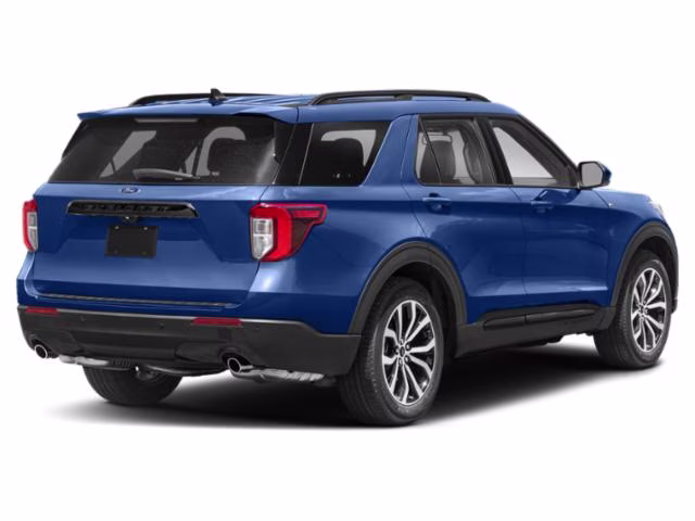 2022 Atlas Blue Metallic Ford Explorer ST-Line RWD SUV