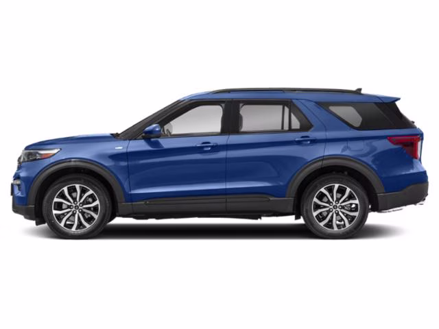 2022 Atlas Blue Metallic Ford Explorer ST-Line RWD SUV