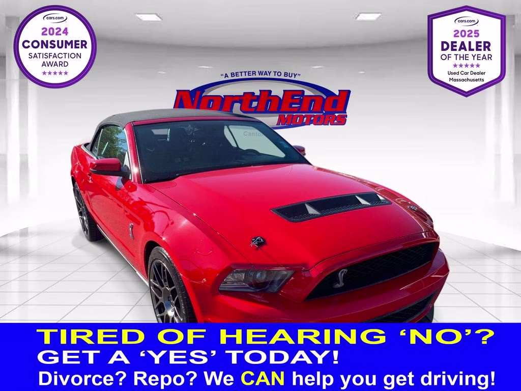 2012 Race Red Ford Mustang Shelby GT500 RWD Convertible