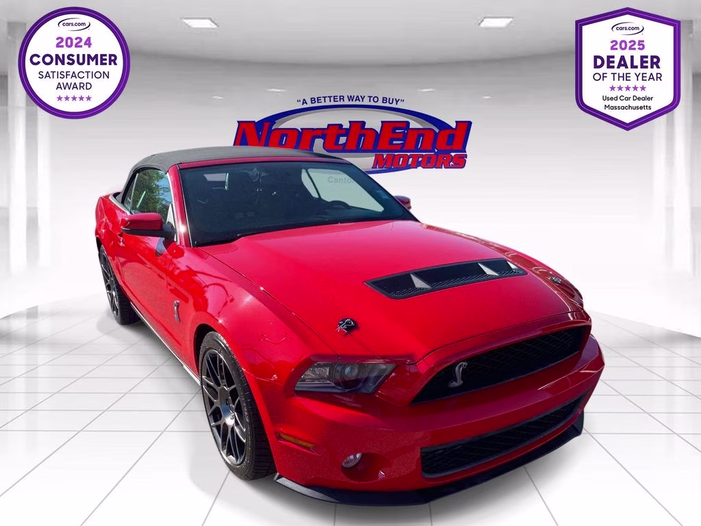 2012 Race Red Ford Mustang Shelby GT500 RWD Convertible