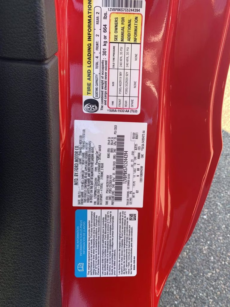 2012 Race Red Ford Mustang Shelby GT500 RWD Convertible