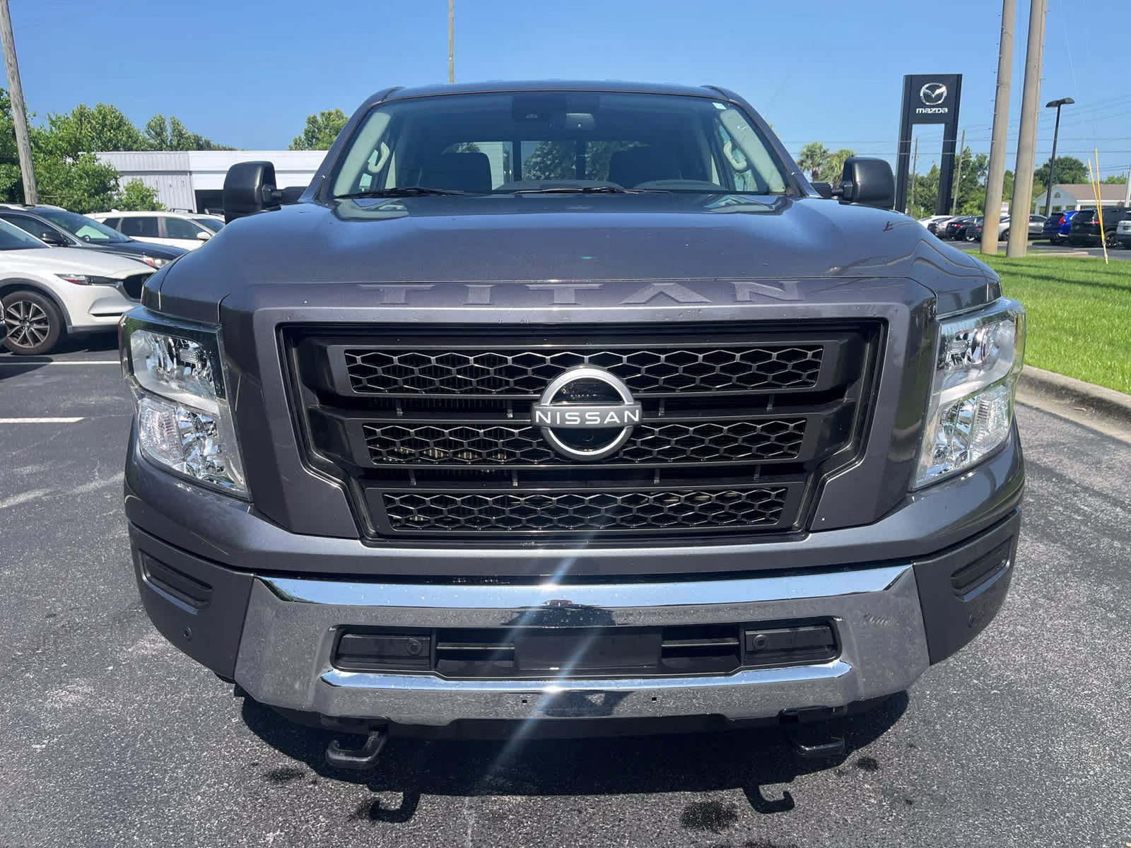 2024 Gun Metallic Nissan Titan XD SV 4X4 Truck