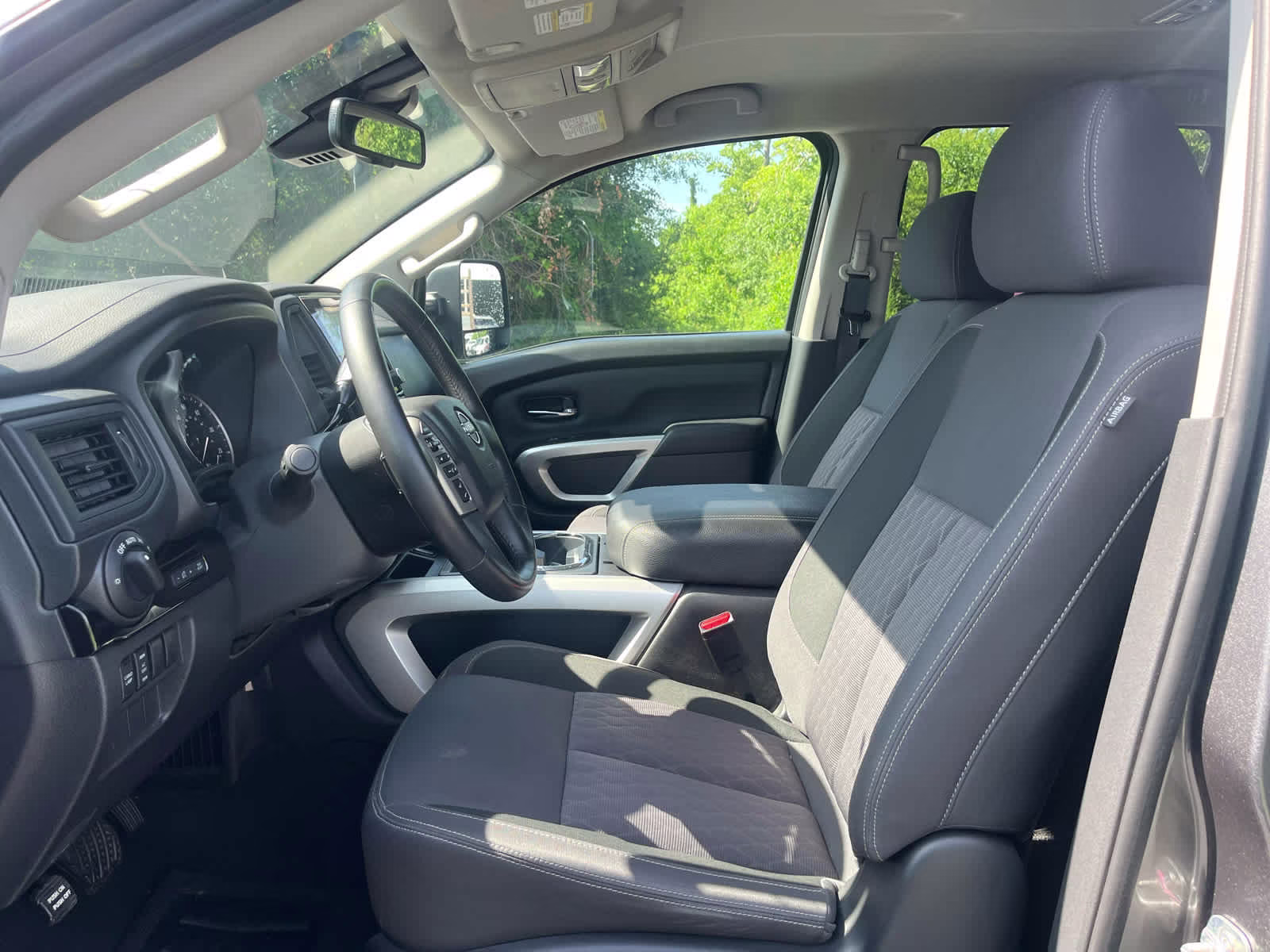 2024 Gun Metallic Nissan Titan XD SV 4X4 Truck
