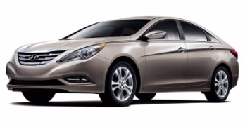 2011 Blue Hyundai Sonata Limited FWD Sedan