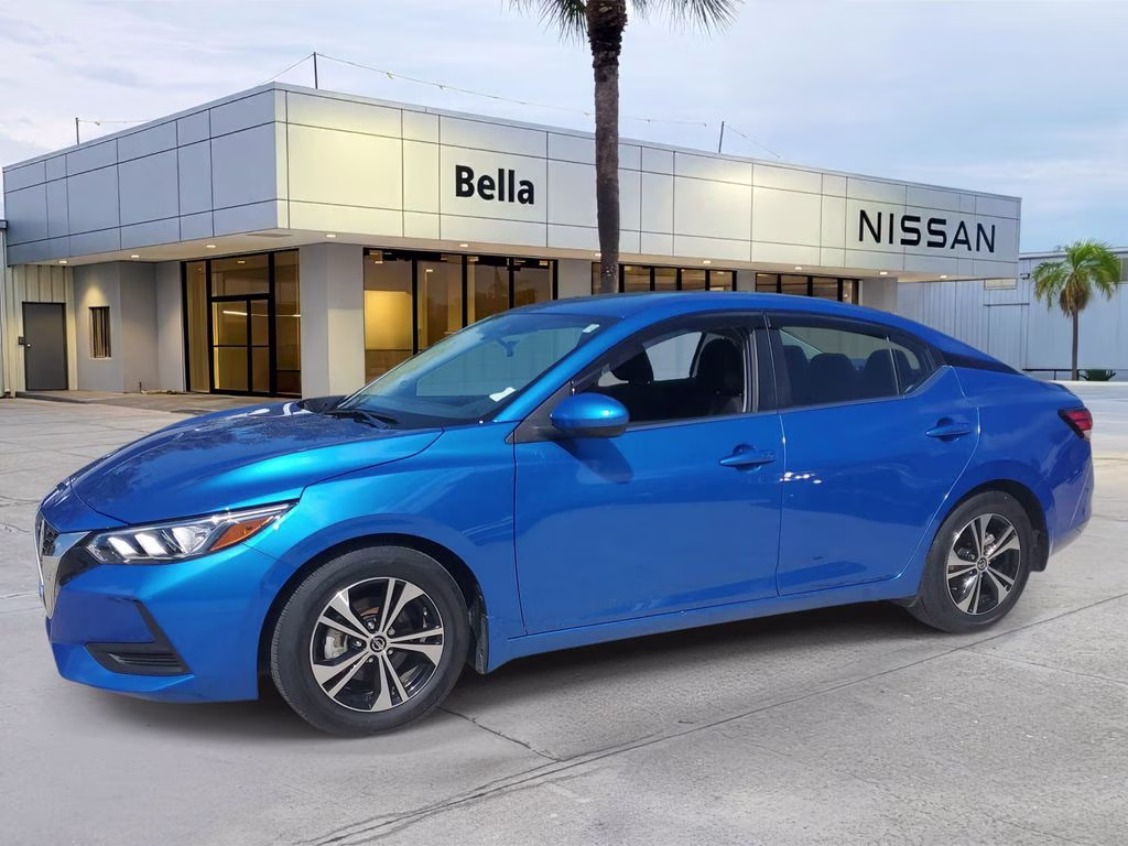 2023 Electric Blue Metallic Nissan Sentra SV FWD Sedan