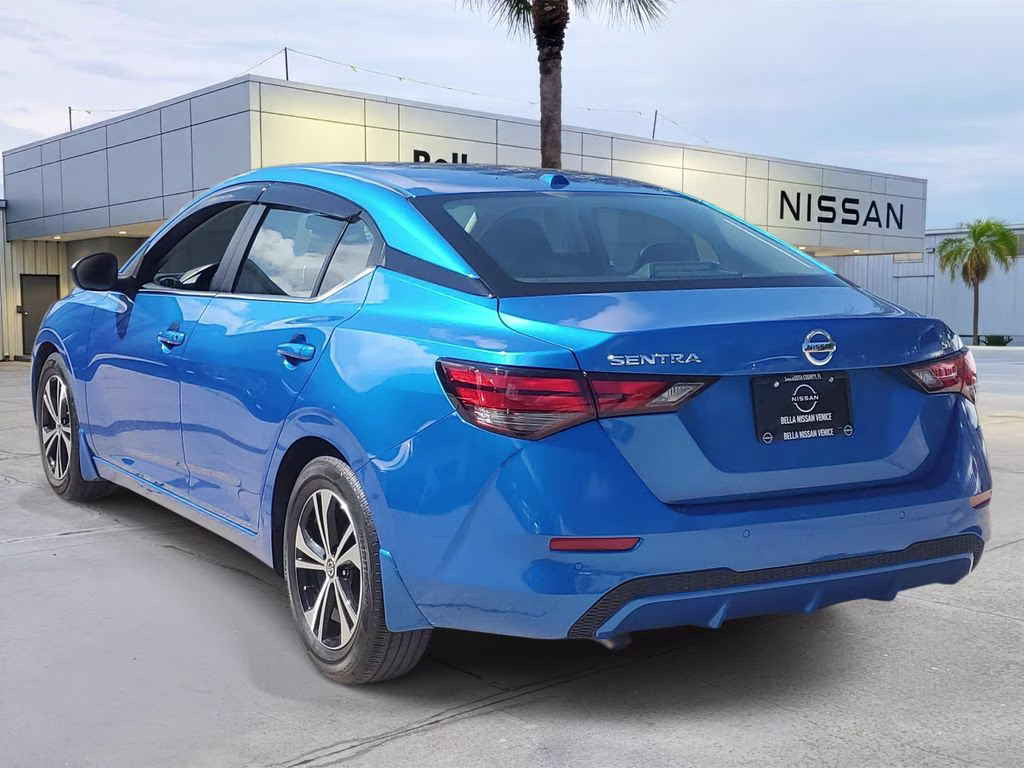 2023 Electric Blue Metallic Nissan Sentra SV FWD Sedan