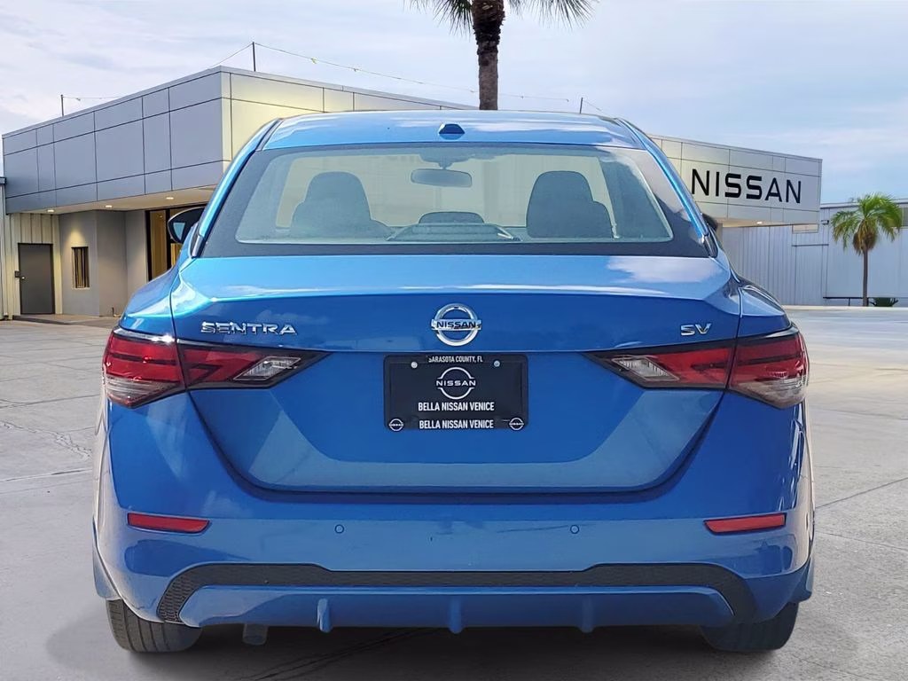 2023 Electric Blue Metallic Nissan Sentra SV FWD Sedan