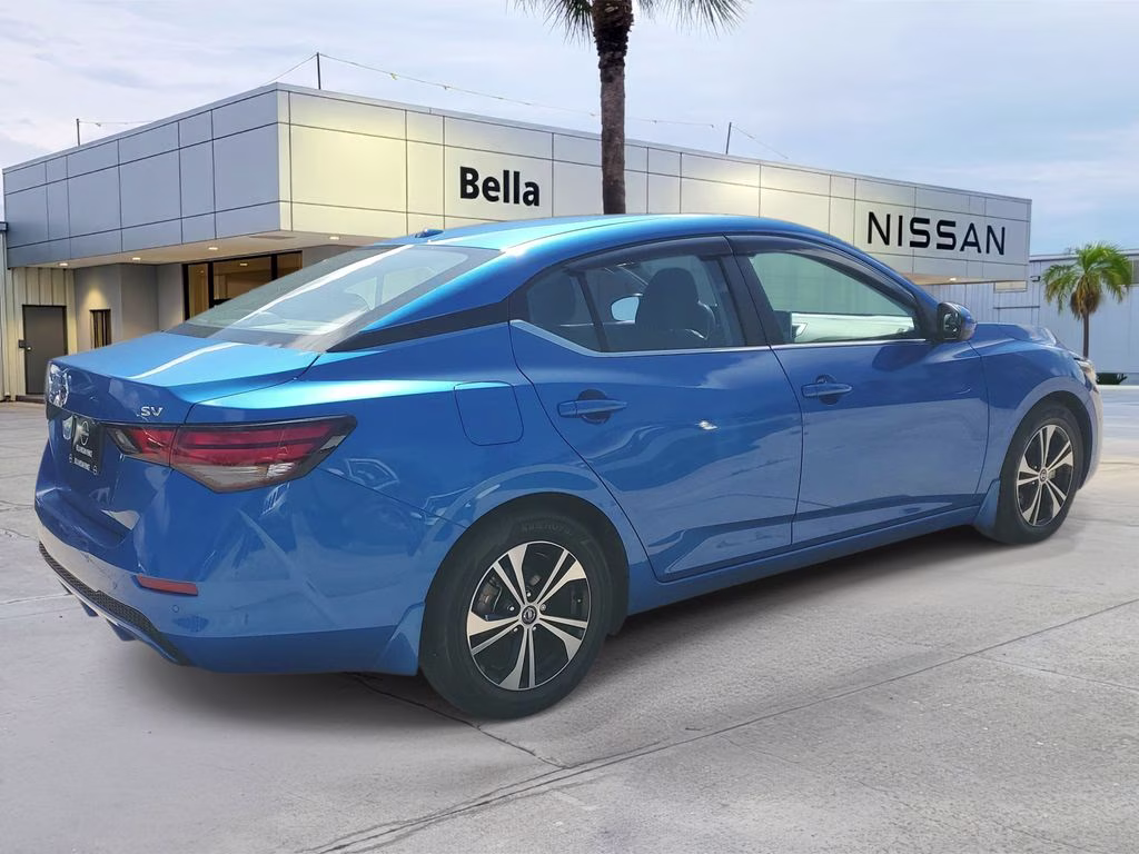 2023 Electric Blue Metallic Nissan Sentra SV FWD Sedan