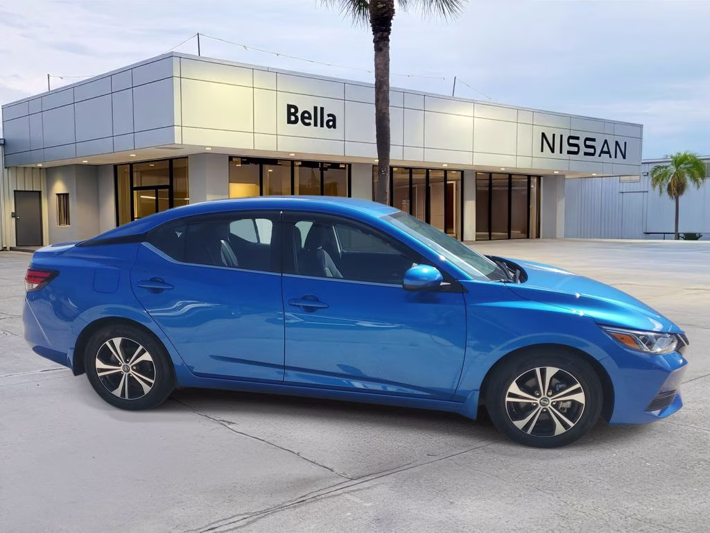 2023 Electric Blue Metallic Nissan Sentra SV FWD Sedan