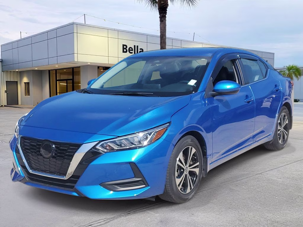 2023 Electric Blue Metallic Nissan Sentra SV FWD Sedan