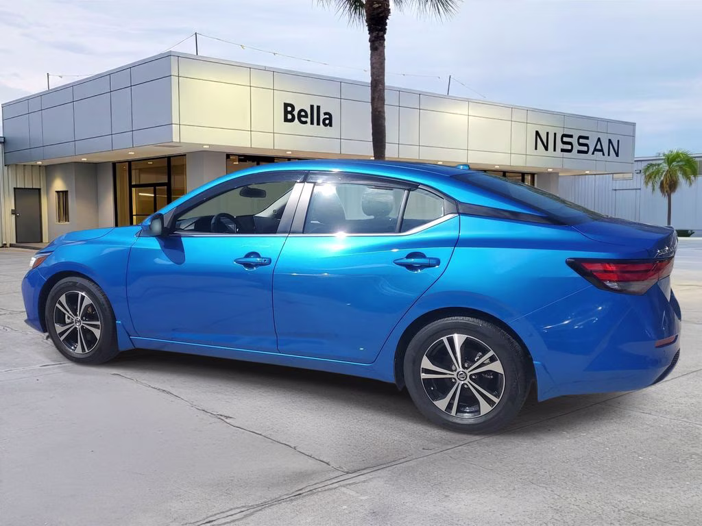 2023 Electric Blue Metallic Nissan Sentra SV FWD Sedan