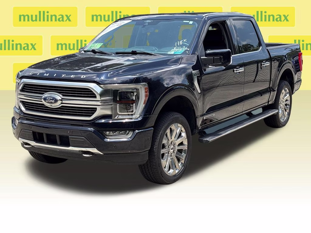 2021 Blue Metallic Ford F-150 Limited 4X4 Truck