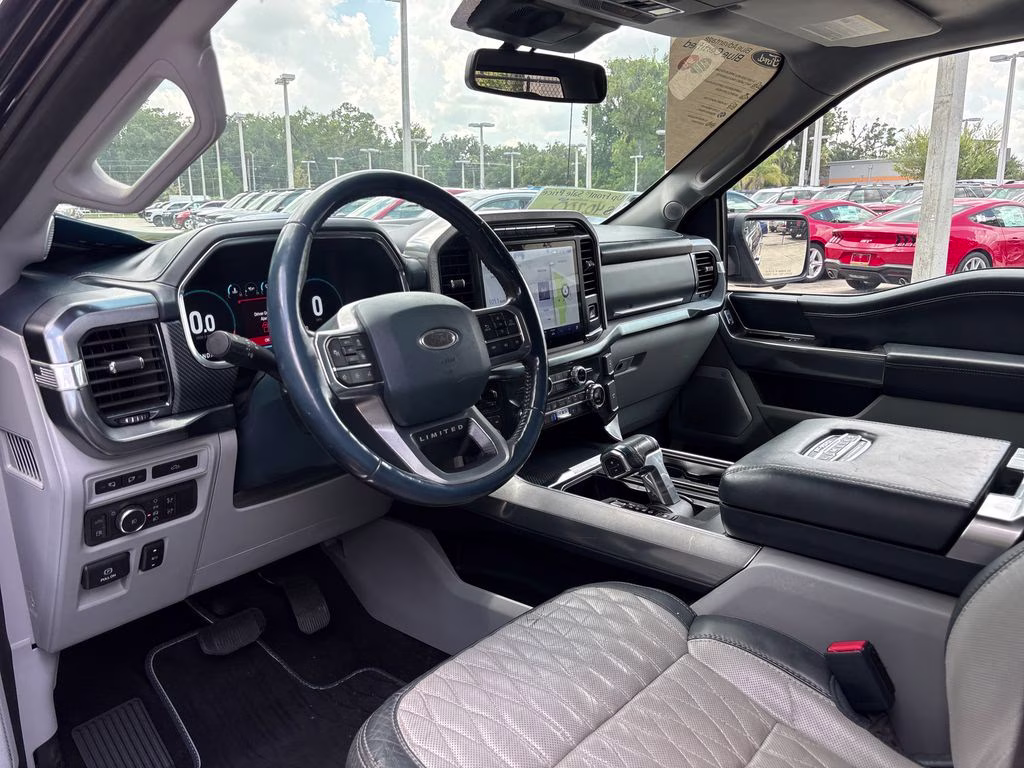 2021 Blue Metallic Ford F-150 Limited 4X4 Truck