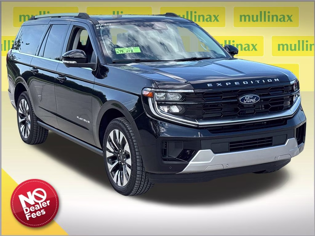 2026 Agate Black Metallic Ford Expedition Max Platinum 4X4 SUV