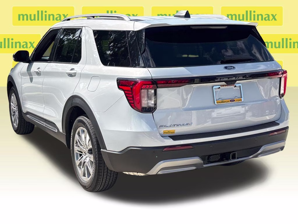 2026 Space White Metallic Ford Explorer Platinum RWD SUV