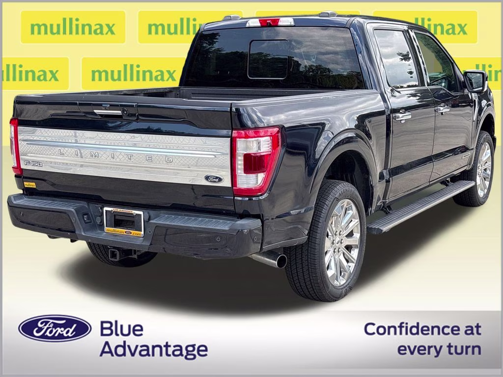 2021 Blue Metallic Ford F-150 Limited 4X4 Truck