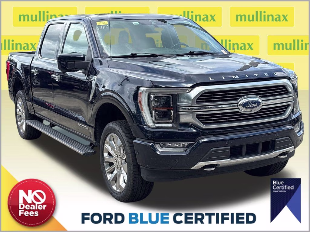 2021 Blue Metallic Ford F-150 Limited 4X4 Truck