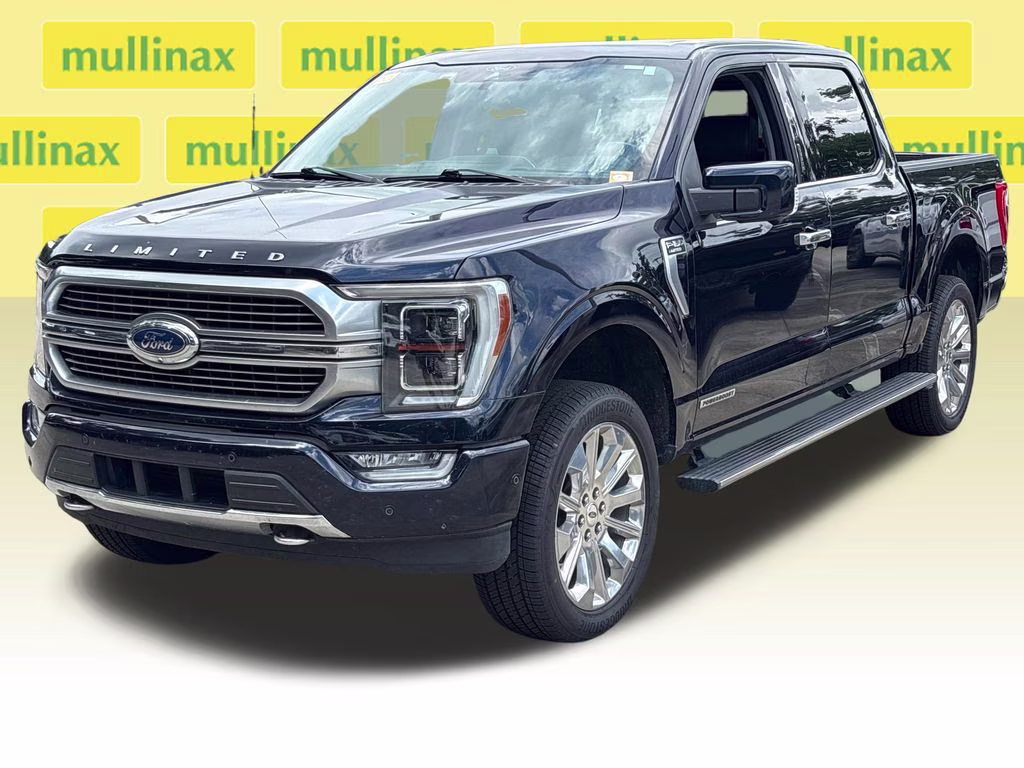 2021 Blue Metallic Ford F-150 Limited 4X4 Truck