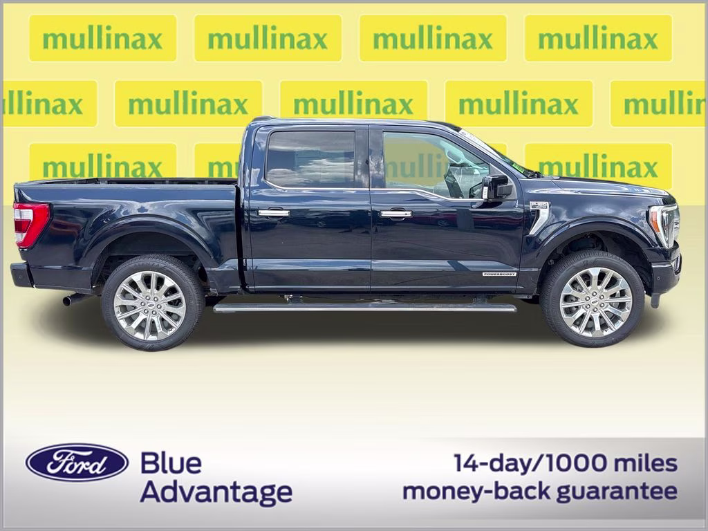 2021 Blue Metallic Ford F-150 Limited 4X4 Truck