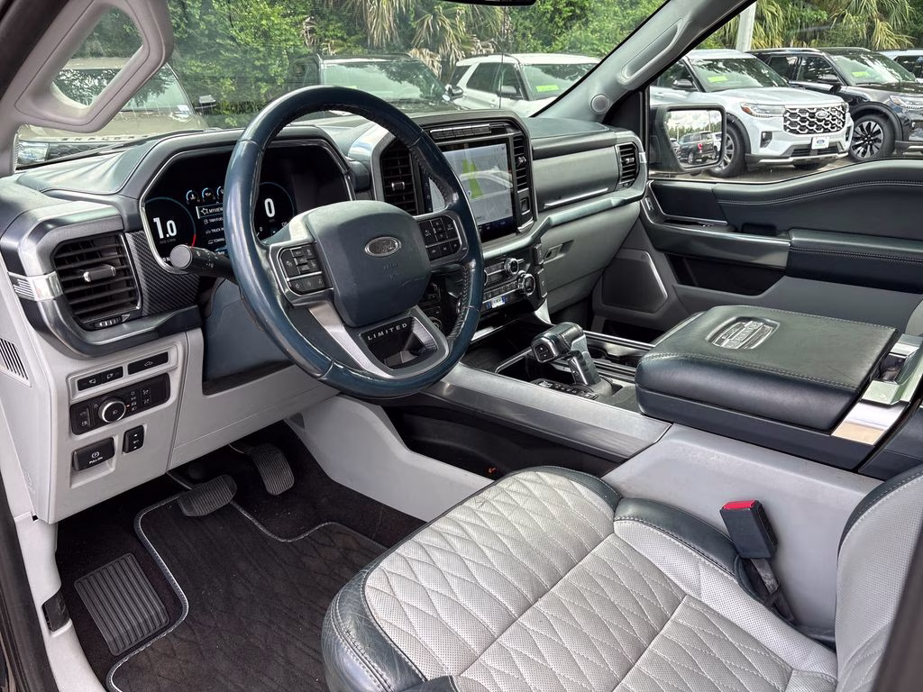 2021 Blue Metallic Ford F-150 Limited 4X4 Truck