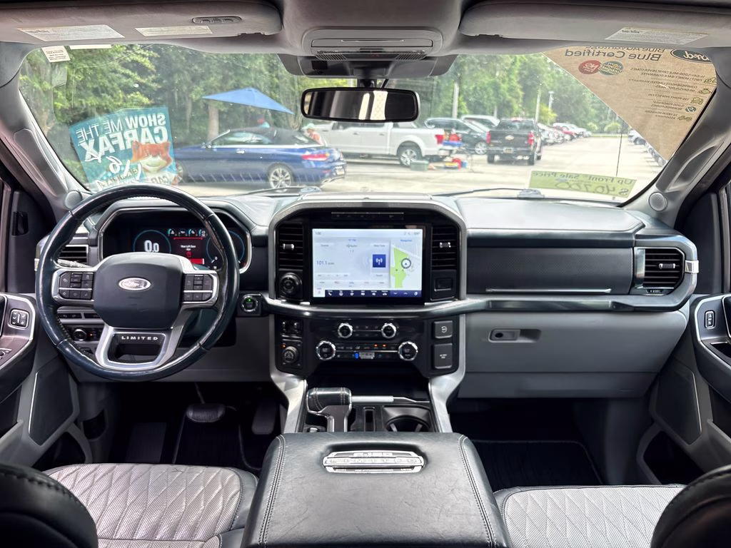 2021 Blue Metallic Ford F-150 Limited 4X4 Truck