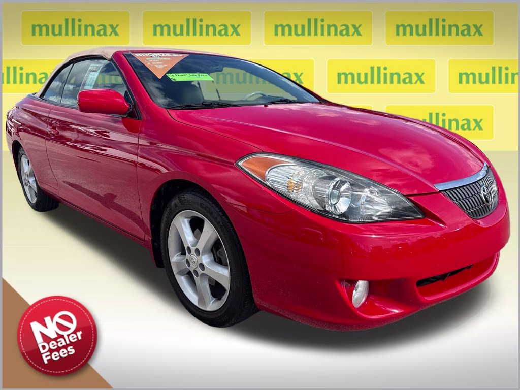 2006 Absolutely Red Toyota Camry Solara SLE FWD Convertible