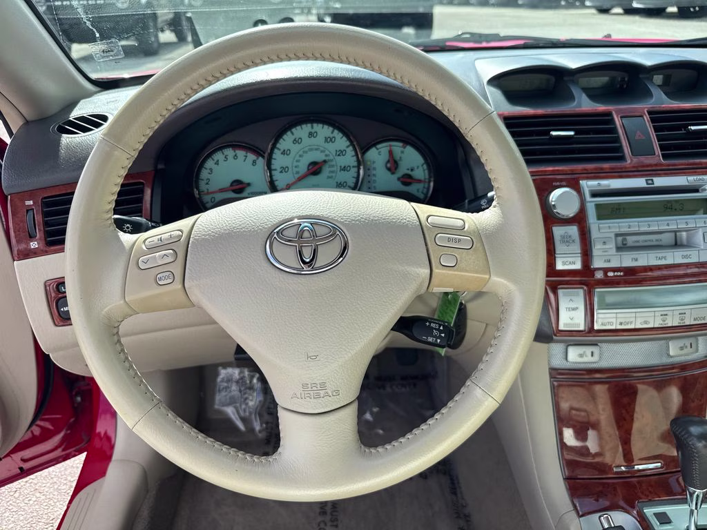 2006 Absolutely Red Toyota Camry Solara SLE FWD Convertible