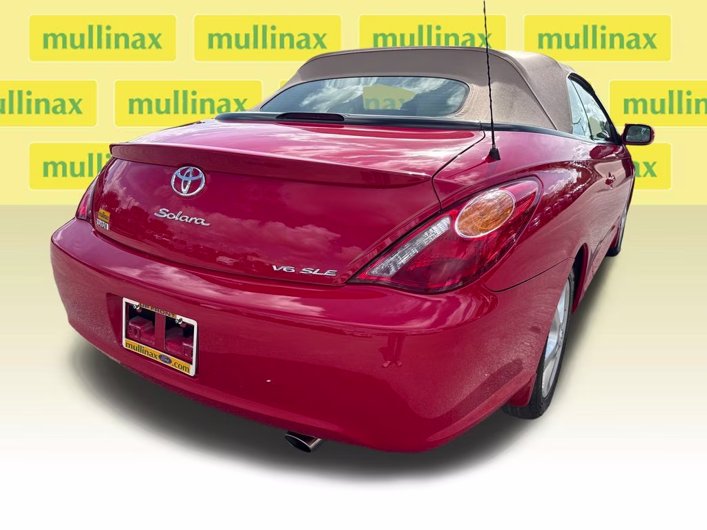 2006 Absolutely Red Toyota Camry Solara SLE FWD Convertible