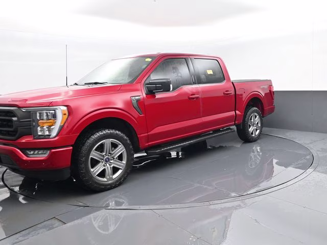 2022 Red Ford F-150 XLT 4X4 Truck