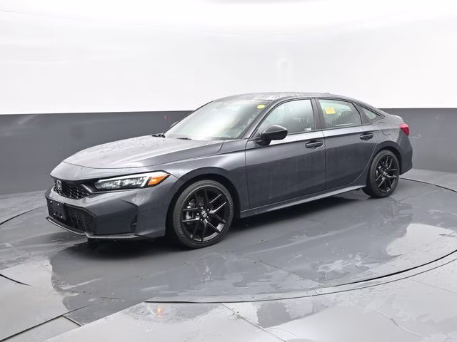 2025 Gray Honda Civic Hybrid Sport FWD Sedan