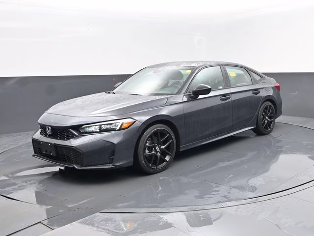 2025 Gray Honda Civic Hybrid Sport FWD Sedan
